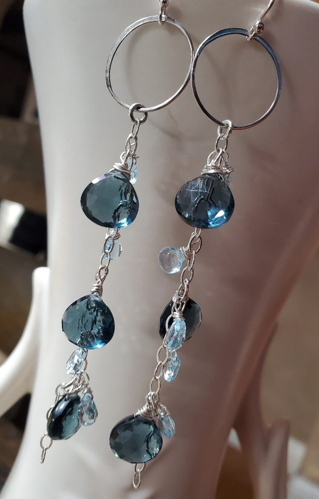 London Blue Topaz Earrings